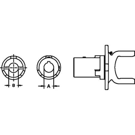 55 Series Round Bore Yoke